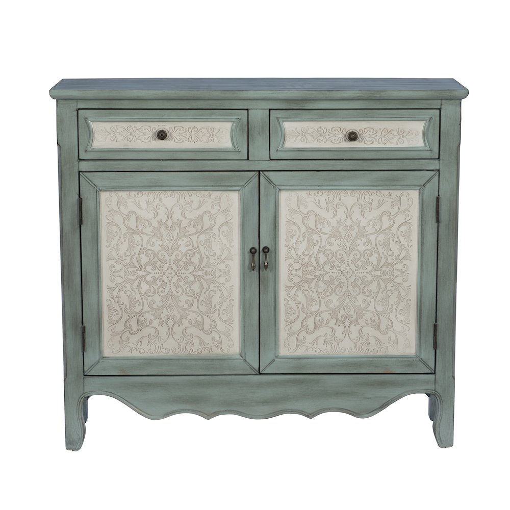Antique Blue & White Console