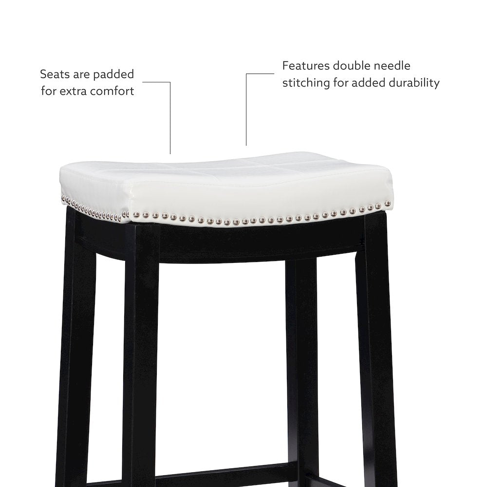 Claridge 3Pc Counter Set Black White