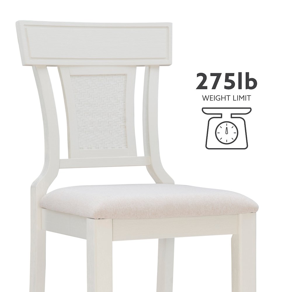 Rylan Bar Stool Creamy White