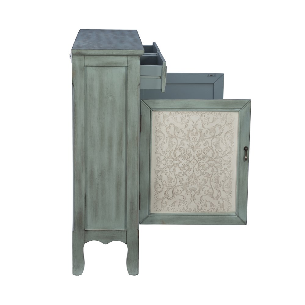 Antique Blue & White Console