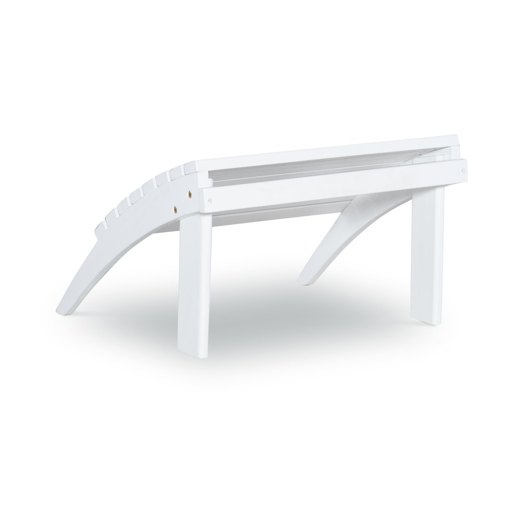 White Adirondack Ottoman
