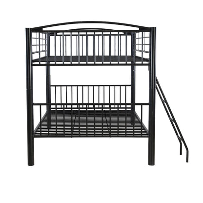 Heavy Metal Black Full Over Full Bunk Bed