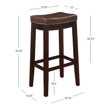 Claridge 2Pk Brown Bar Stool