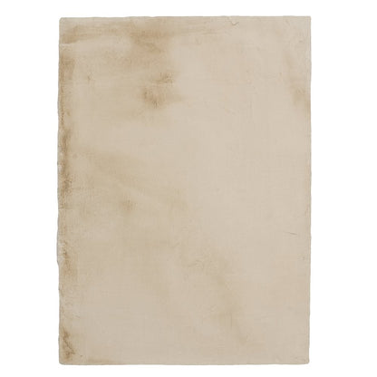 Maven Faux Rabbit Sand 3x5, Rug