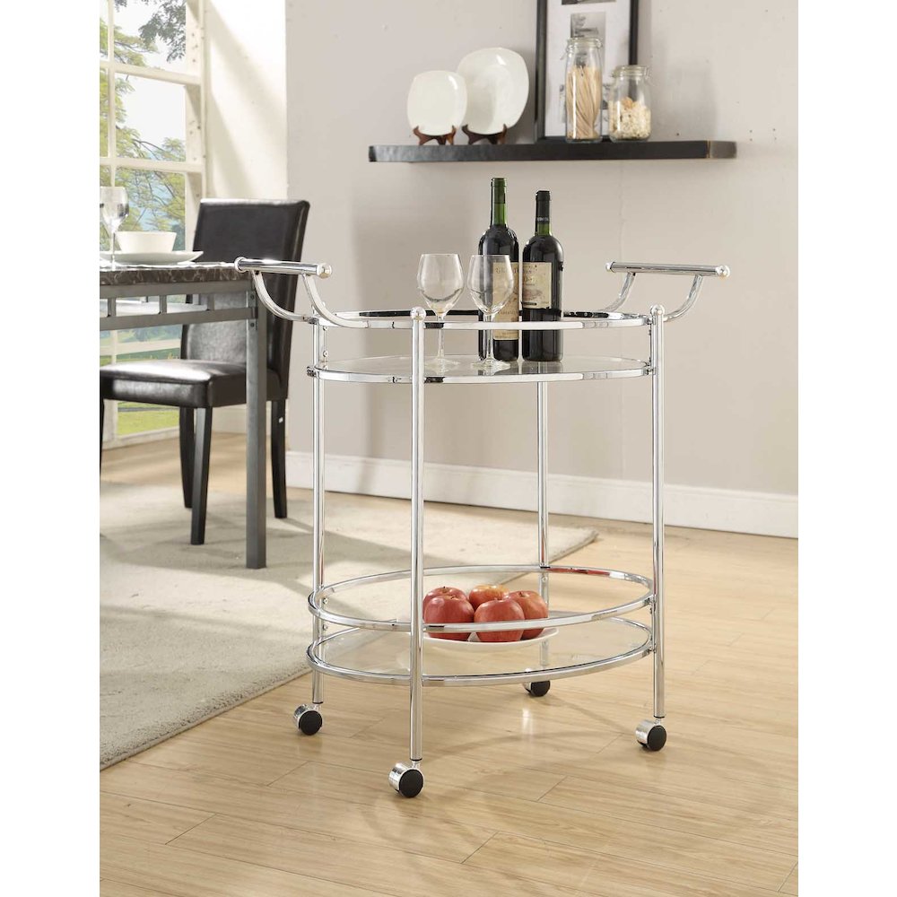 Chrome Service Cart