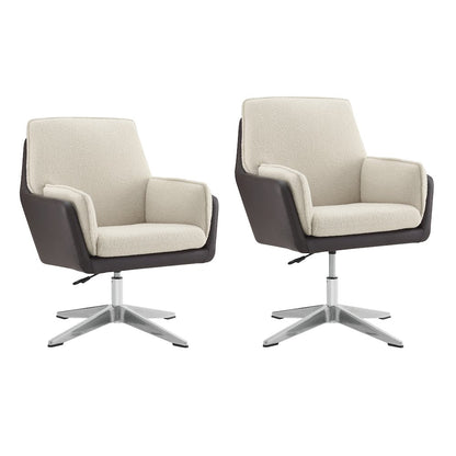 Marion Swivel Chair Brown Natural