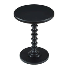 Black Round Spindle Table