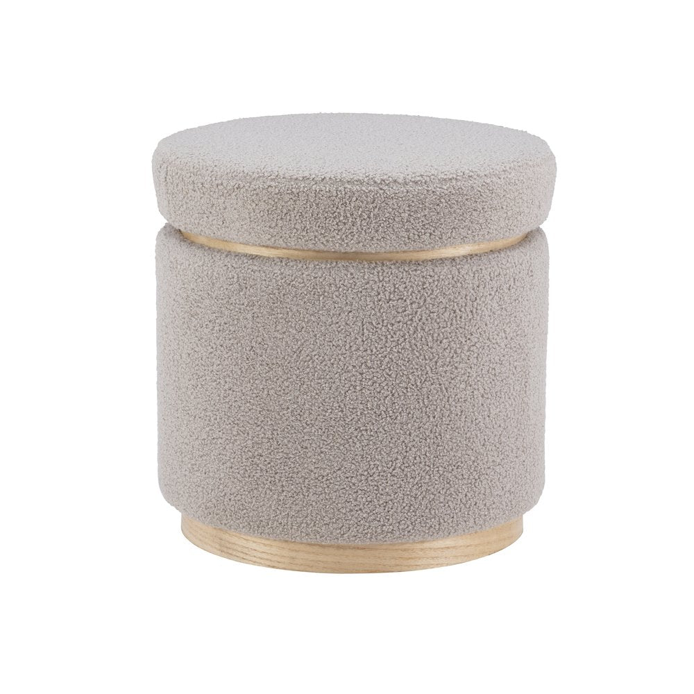 Blanche Storage Ottoman Grey