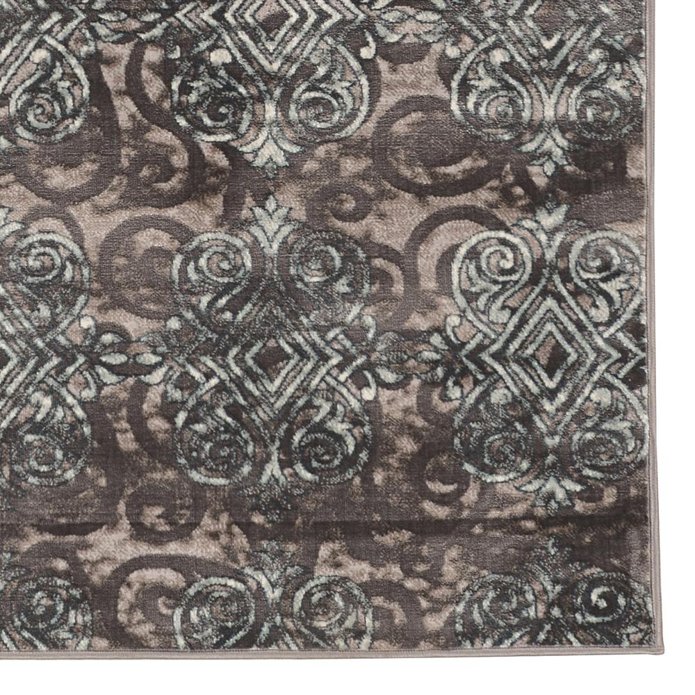 Vintage Trellis Grey & Blue 2x3, Rug