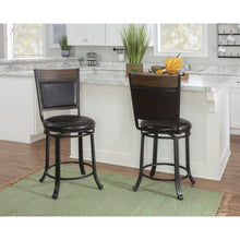 Franklin Swivel 24 inch Counter Stool Brown