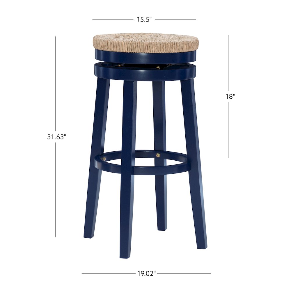 Morgan Barstool Navy Blue