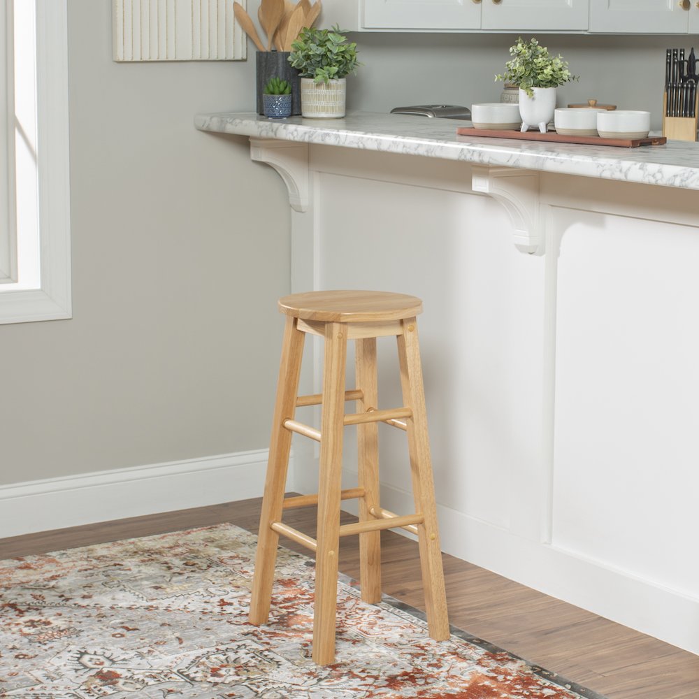 29 Inches Barstool With Round Seat