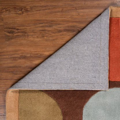 Trio Devi Brown & PaleBlue 8x10, Rug