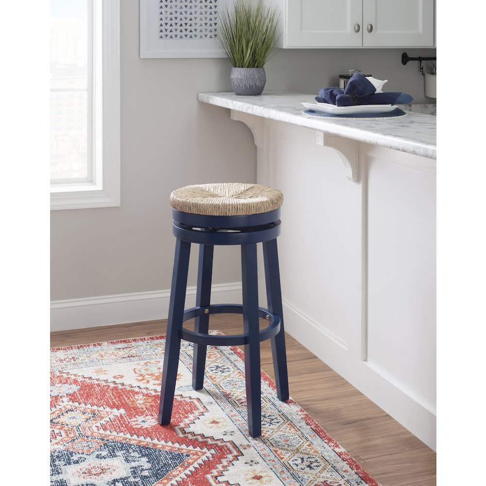 Morgan Barstool Navy Blue