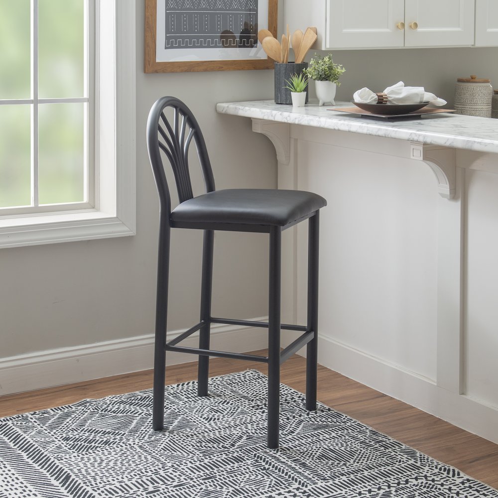 Thayer Barstool Black Set Of 2