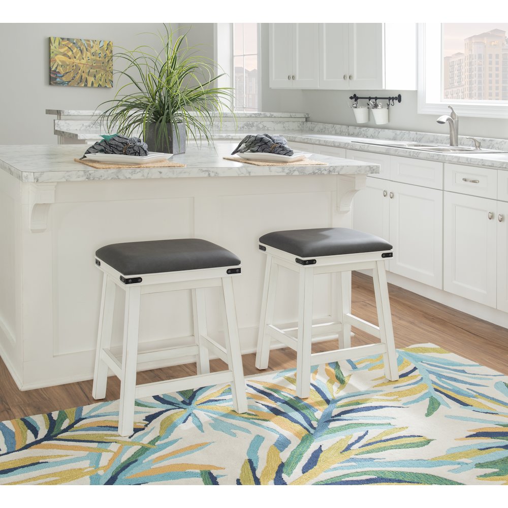 Serrano Counter Stool White