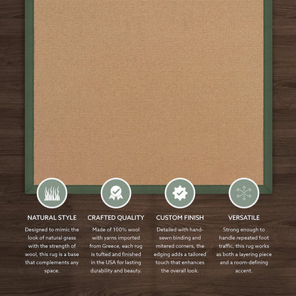 Athena Cork & Green 8.9x12, Rug