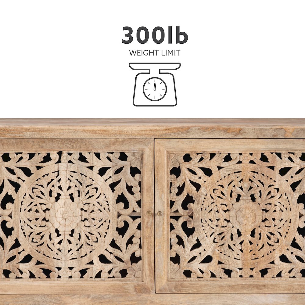 Haven 2 Door Cabinet Natural
