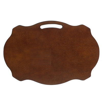 Serpentine Black Tray Table