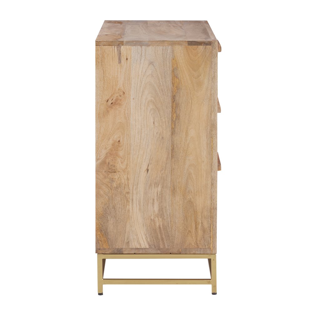 Janie Rattan Cabinet Three Drawers
