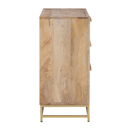 Janie Rattan Cabinet Three Drawers