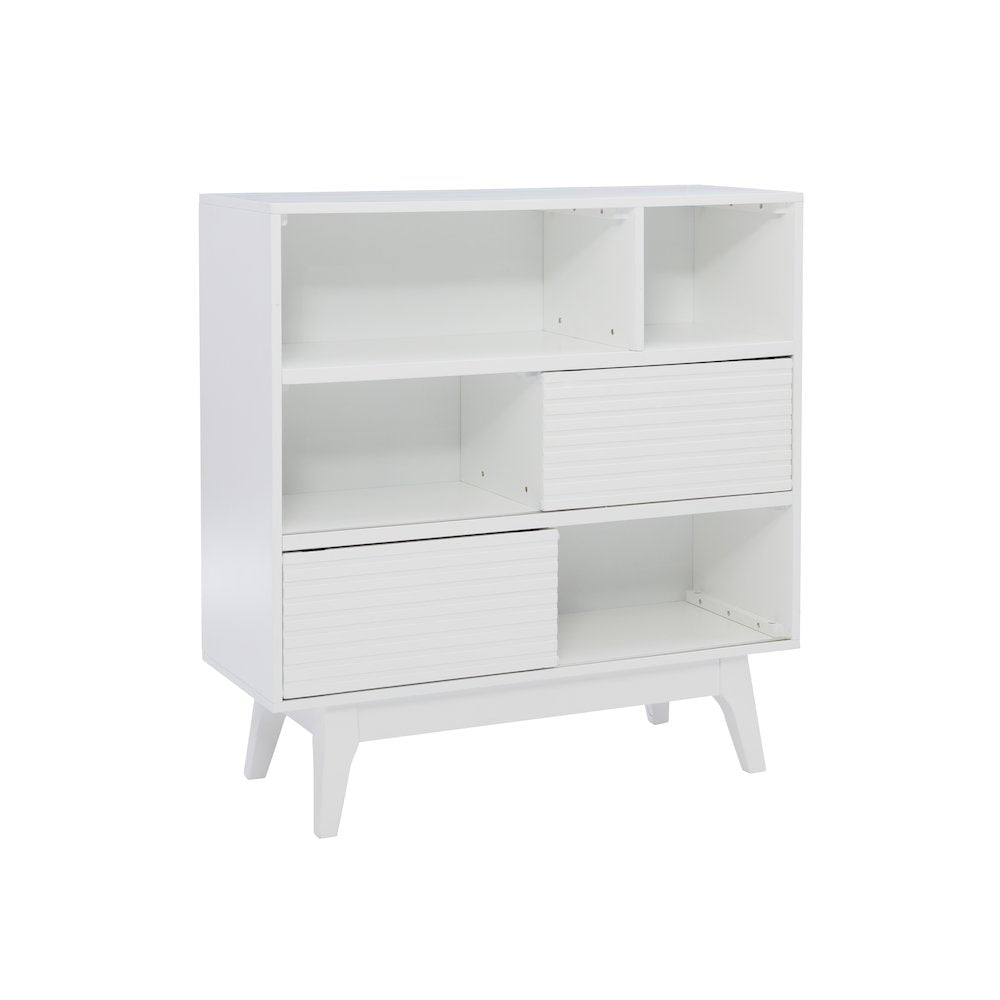 Ripples Bookcase White
