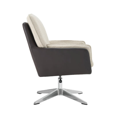 Marion Swivel Chair Brown Natural
