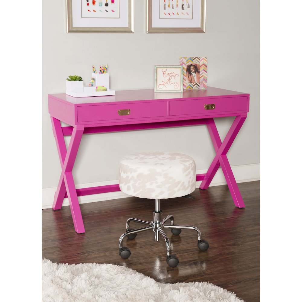 Peggy Raspberry Writing Desk