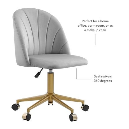 Adalynn Desk Chair Light Gray