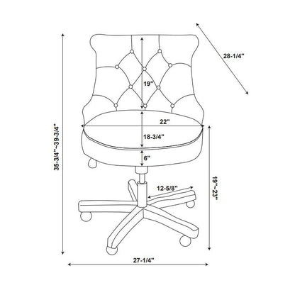 Sinclair Office Chair, Floral