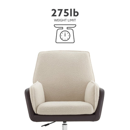 Marion Swivel Chair Brown Natural