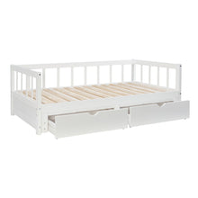 Hadley Storage Trundle Daybed, White