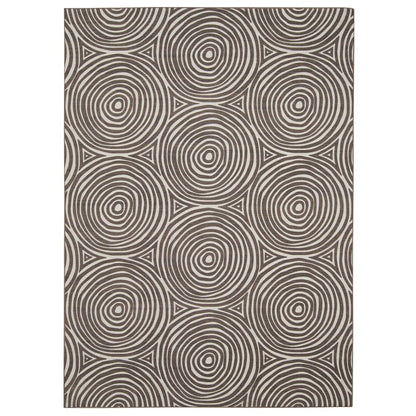Outdoor Washable Ocoee Ivory & Brown 2' X 3', Rug
