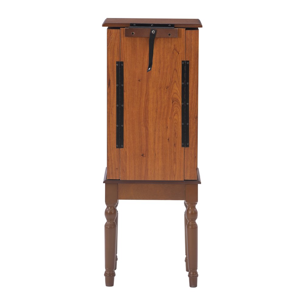 Deep Cherry Jewelry Armoire