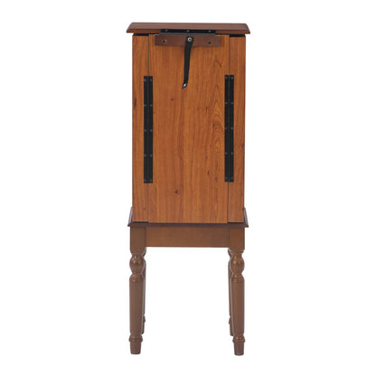 Deep Cherry Jewelry Armoire