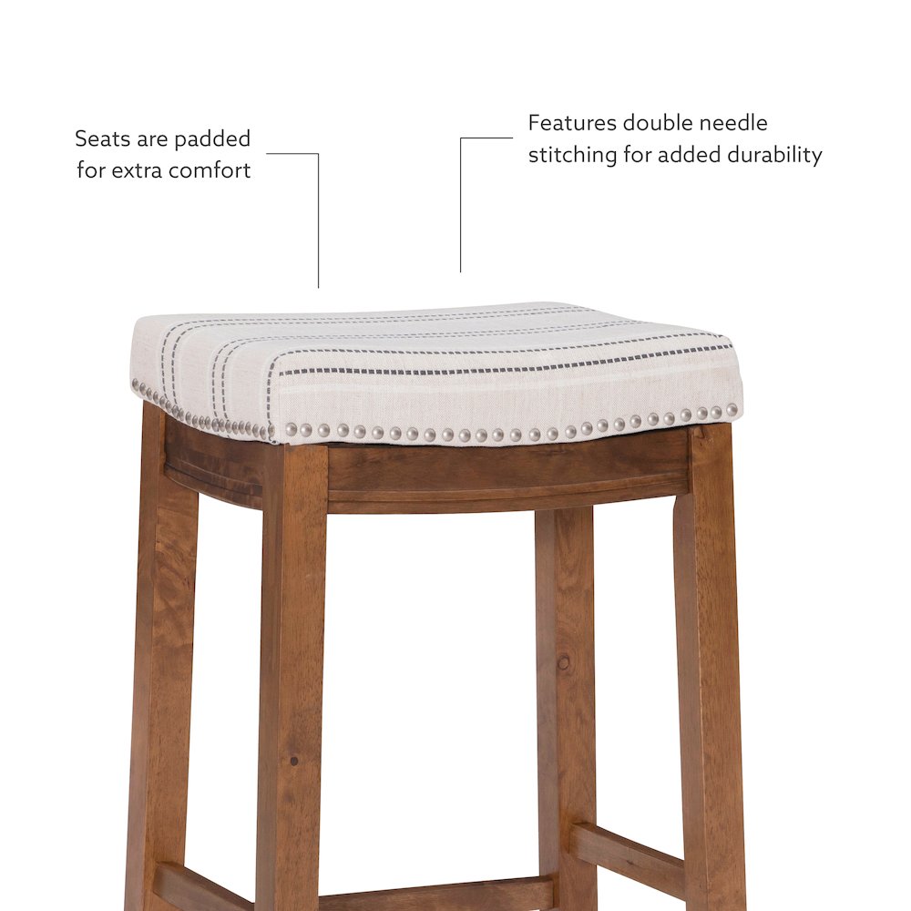 Clardige 3Pc Counter Set Rustic Stripe