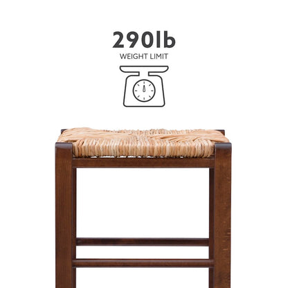 Gianna Backless Barstool Walnut Set Of 2