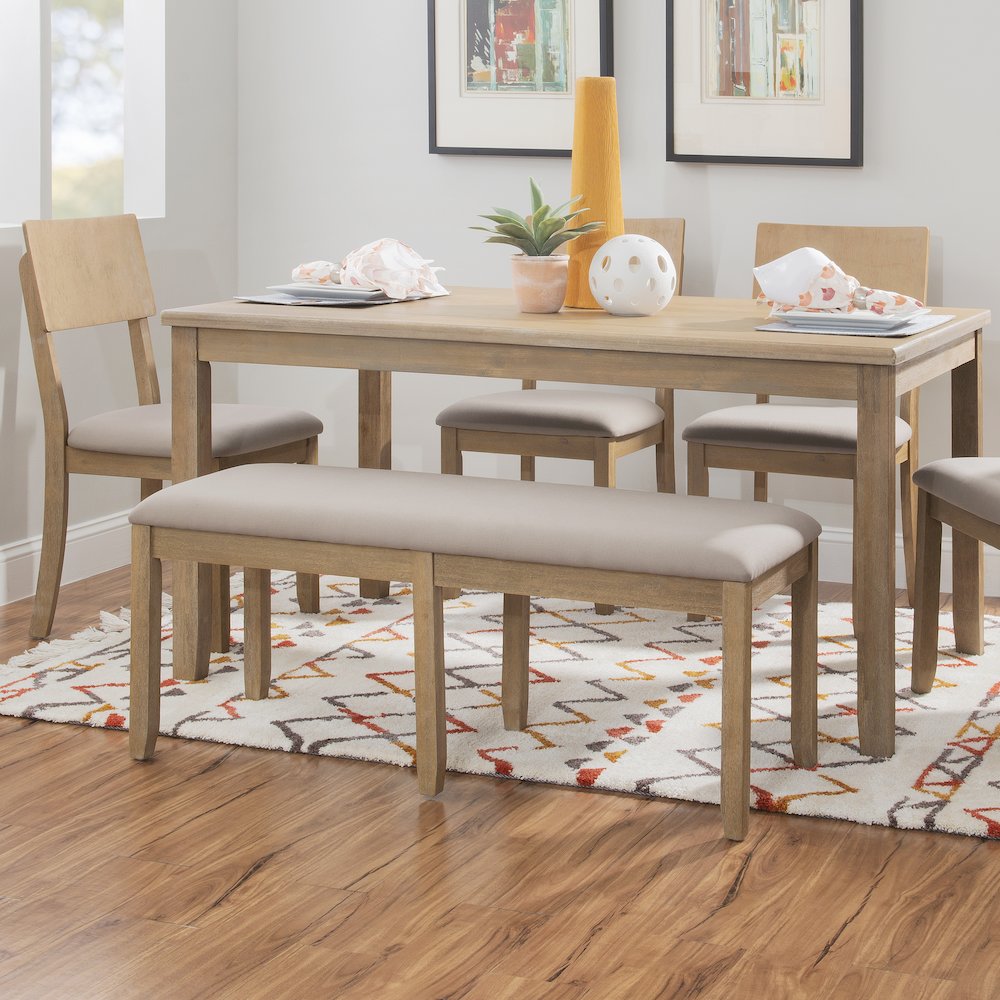Jorissen 6Pc Dining Set Graywash