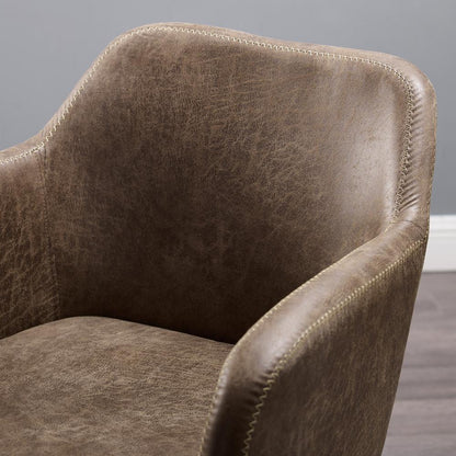 Rylen Office Chair, Brown