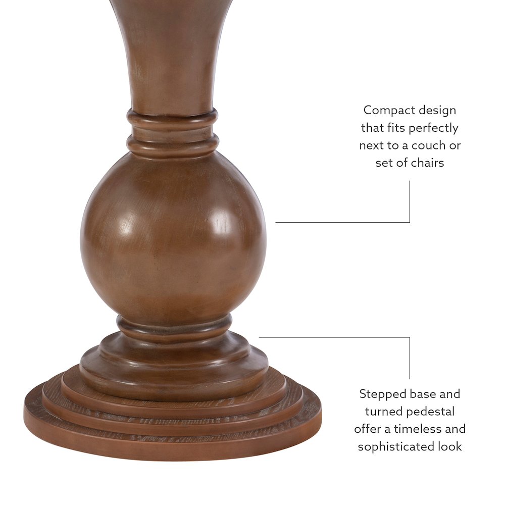 Adeline Round Accent Table Natural