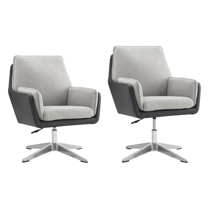 Marion Swivel Chair Black Grey