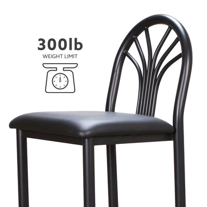 Thayer Barstool Black Set Of 2