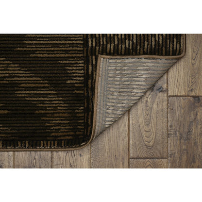 Milan Marcel Brown & Beige 5x7.6, Rug