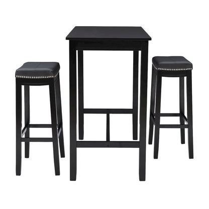 Claridge 3Pc Bar Set Black