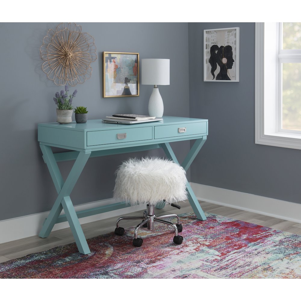 Peggy Blue Writing Desk