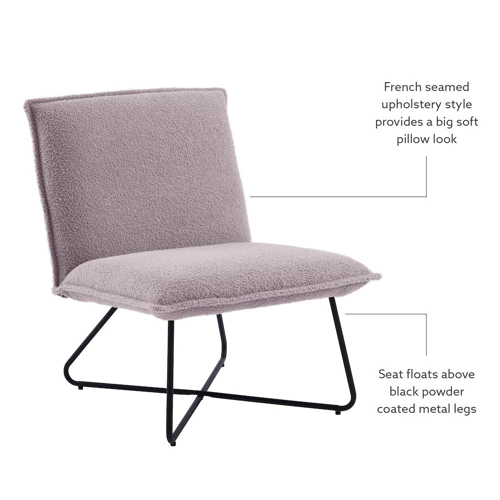 Kelvin Sherpa Grey Chair