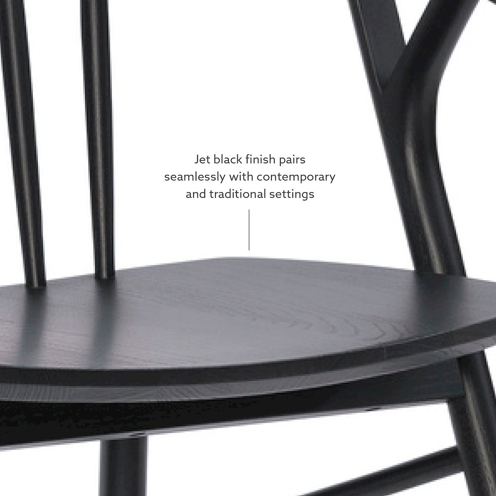 Delmot Chair Black