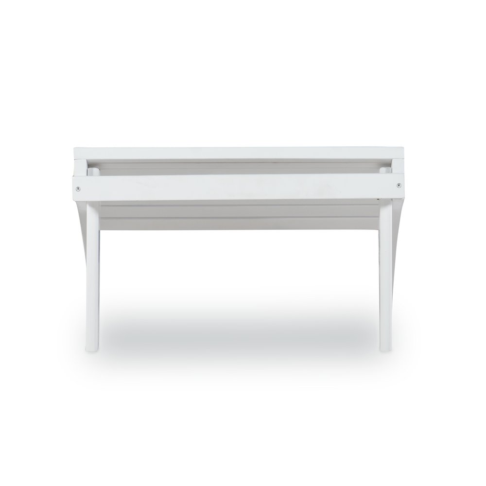 White Adirondack Ottoman