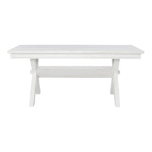 Turino Distressed White Dining Table