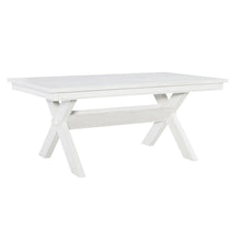 Turino Distressed White Dining Table